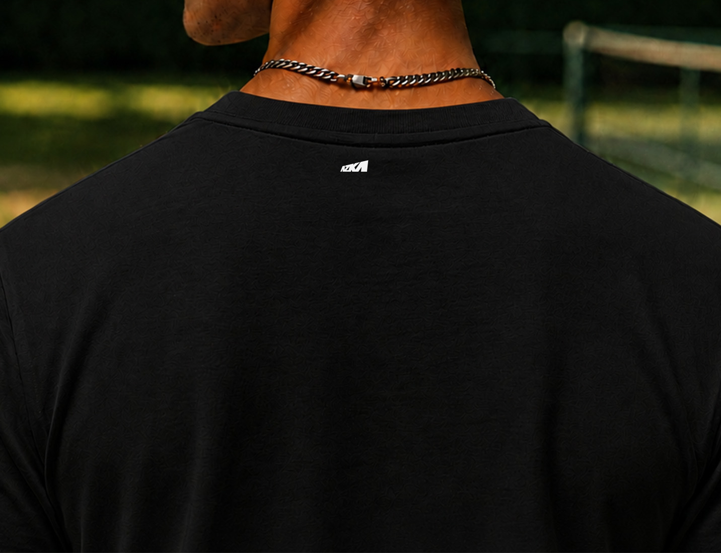 Everyday Black T-shirt —  White Azka