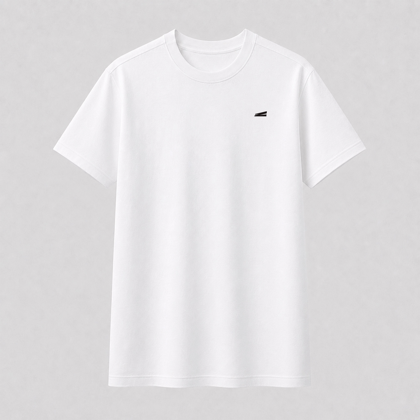 Everyday White T-shirt —  Black Azka