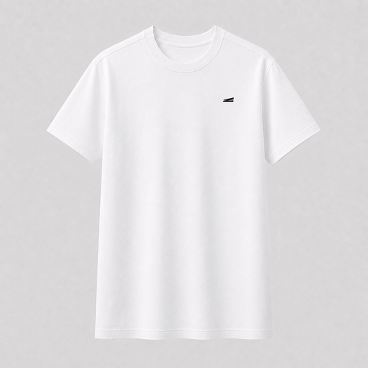 Everyday White T-shirt —  Black Azka