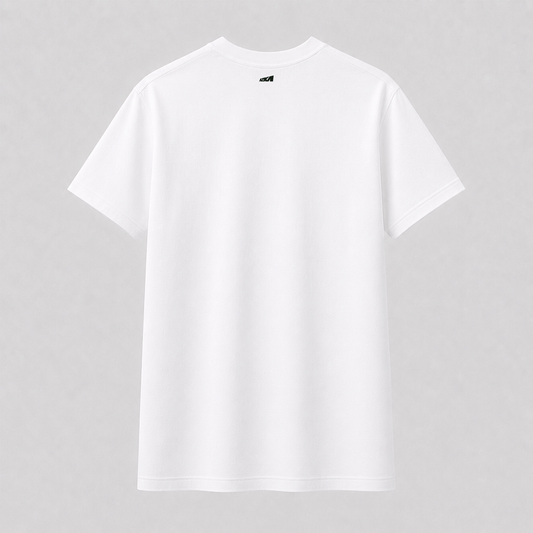 Everyday White T-shirt —  Black Azka