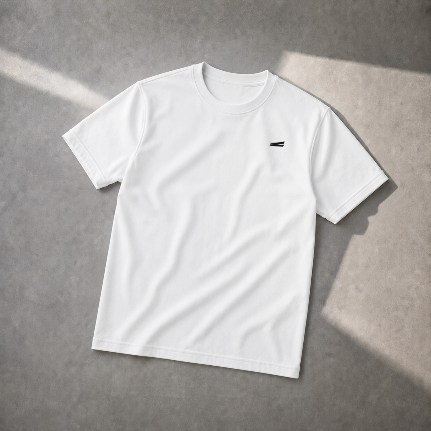 Everyday White T-shirt —  Black Azka