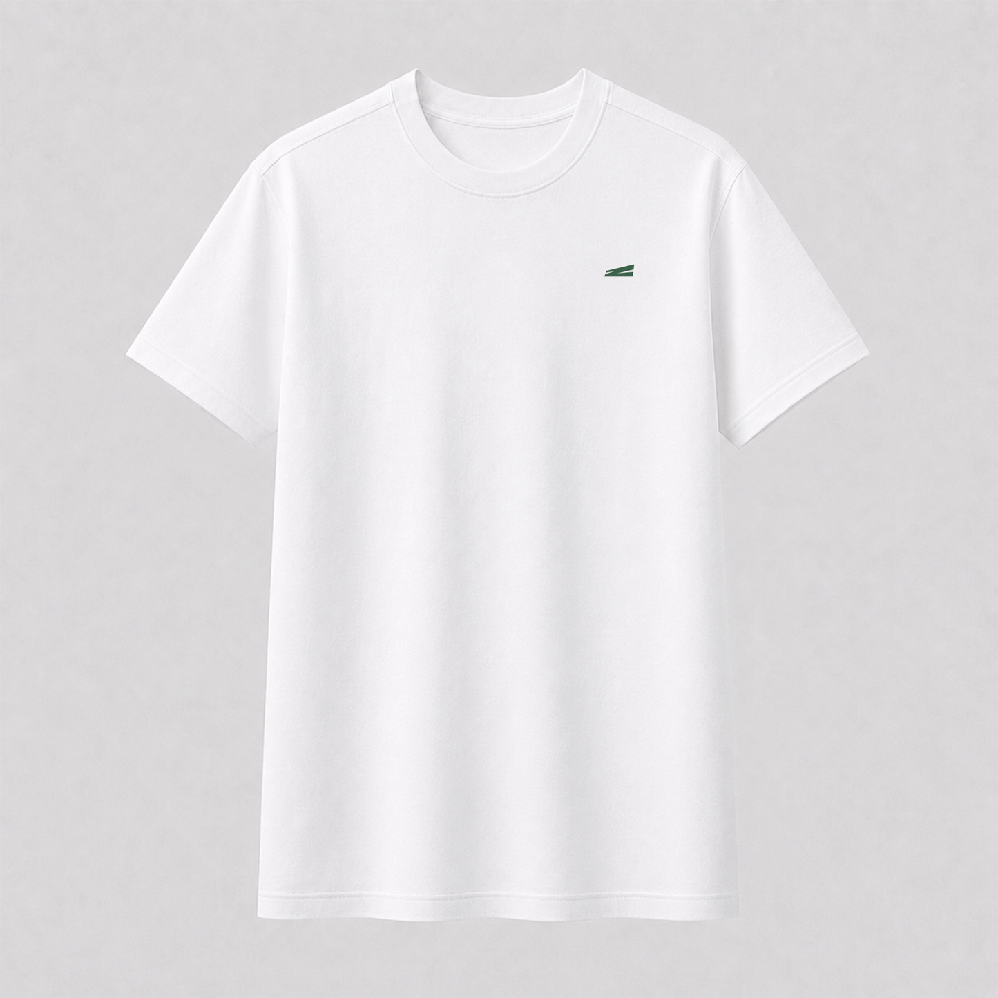 Everyday White T-shirt —  Grass Green Azka