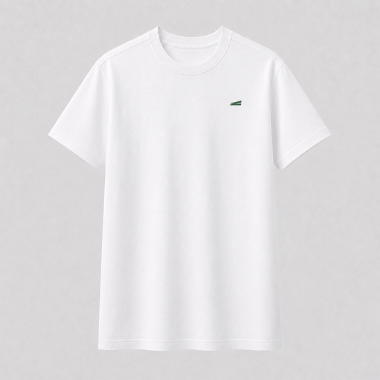 Everyday White T-shirt —  Grass Green Azka