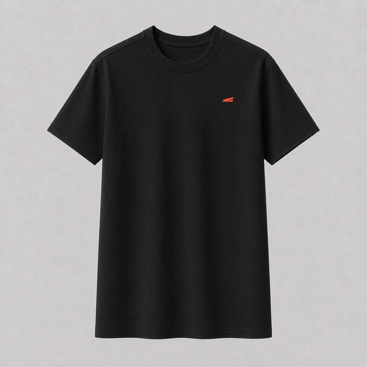 Everyday Black T-shirt —  Orange Azka