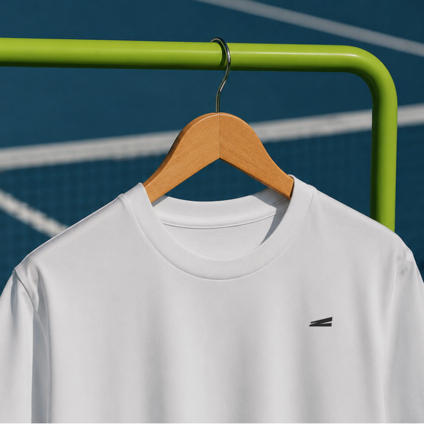 Everyday White T-shirt —  Black Azka